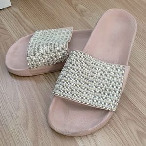Pink sliders size 41